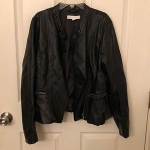 New York & Company leather jacket